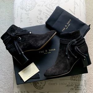 RAG & BONE Dalia II Booties (Suede) Size 6.5 New in Box - Made in Italy